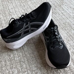 ASICS Gel-Kayano 30 Black and White Men's Running Sneakers